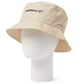 Beige Cotton Hat with Front Logo