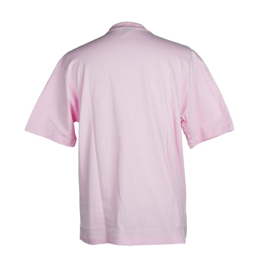 Italian Crewneck Graphic Tee in Pink