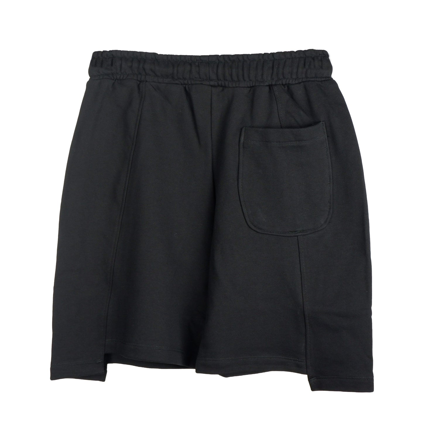 Sleek Stretch Cotton Shorts with Logo