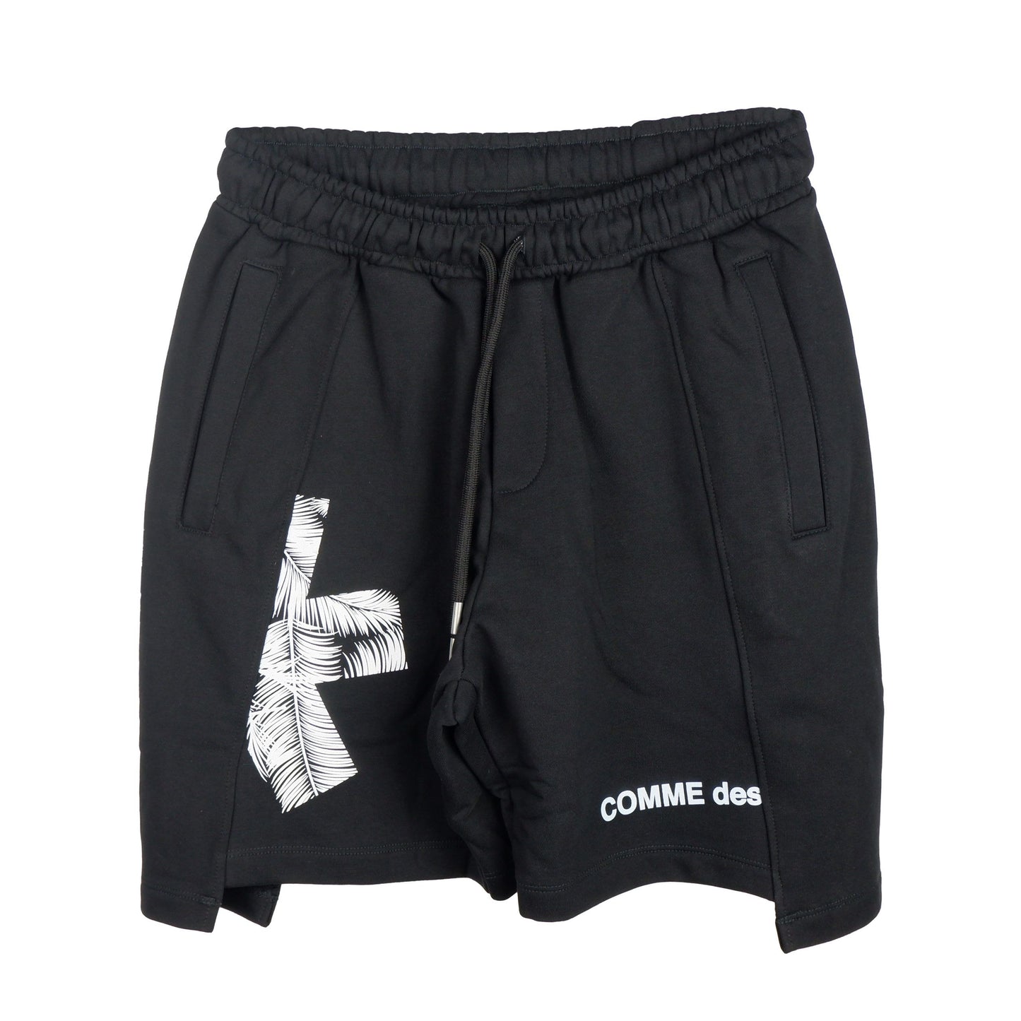 Sleek Stretch Cotton Shorts with Logo