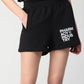 Chic Black Cotton Shorts - Italian Made