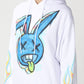 Italian Cotton Hoodie with Front Print