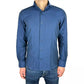 Elegant Milano Solid Blue Oxford Shirt