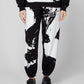 Chic Cotton Drawstring Sweatpants in Black