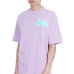 Elevated Crewneck Graphic Tee in Purple