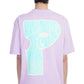 Elevated Crewneck Graphic Tee in Purple