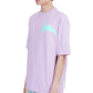 Elevated Crewneck Graphic Tee in Purple