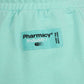 Chic Green Cotton Trousers with Logo Detail