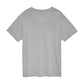 Chic V-Neck Logo Tee in Heather Gray