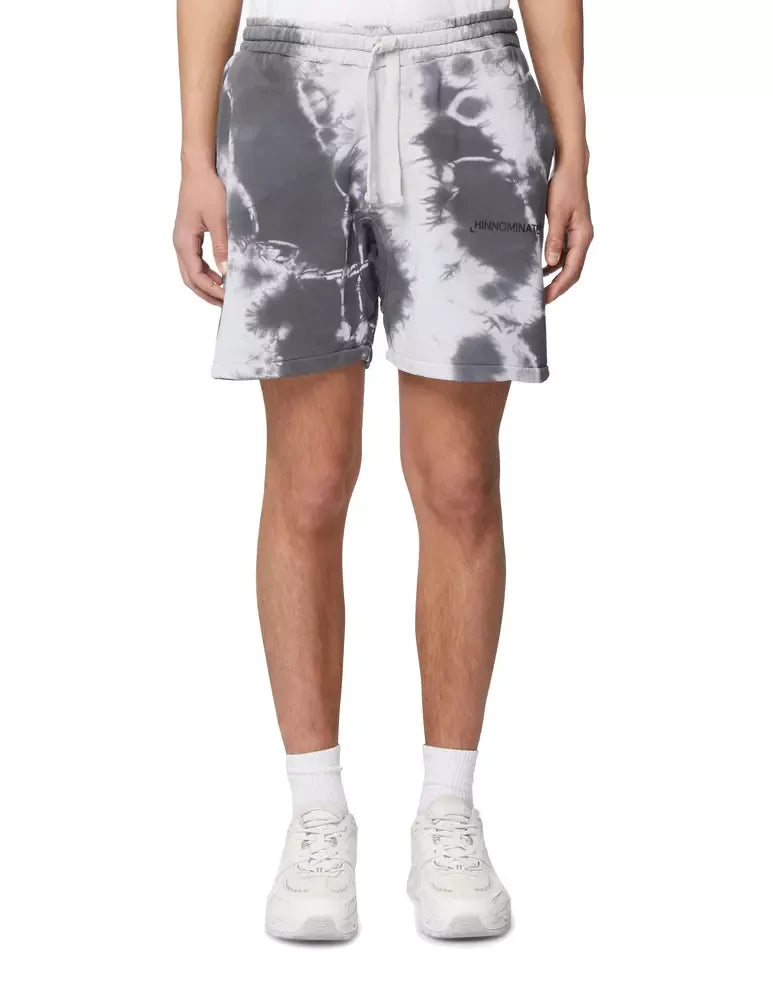 Chic Stone Effect Men's Drawstring Shorts