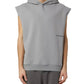 Sleek Sleeveless Hooded Sweatshirt