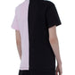 Chic Two-Tone Cotton Tee for Stylish Women