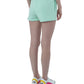 Chic Urban Stretch Shorts with Logo