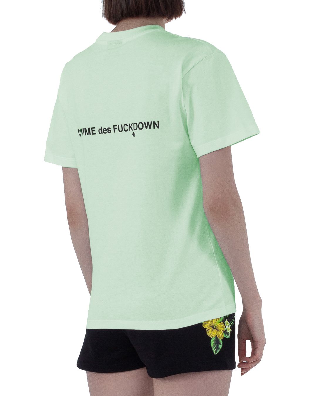 Chic Logo Crew Neck Tee in Lush Green