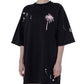Chic Cotton T-Shirt Dress with Bold Prints