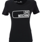 Elegant Cotton Tee with Chic Logo Print
