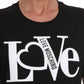 Black Cotton Tops & T-Shirt