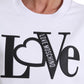 Chic Embossed Logo Cotton Sweatshirt