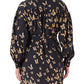 Elegant Butterfly Motif Cotton Dress
