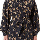 Elegant Butterfly Motif Cotton Dress