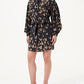 Elegant Butterfly Motif Cotton Dress