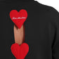 Chic Embroidered Logo Crewneck Sweatshirt