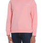 Chic Hearts Back Slit Crewneck Sweatshirt