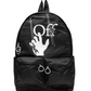 Iconic Black Designer Backpack - Italian Craftsmanship