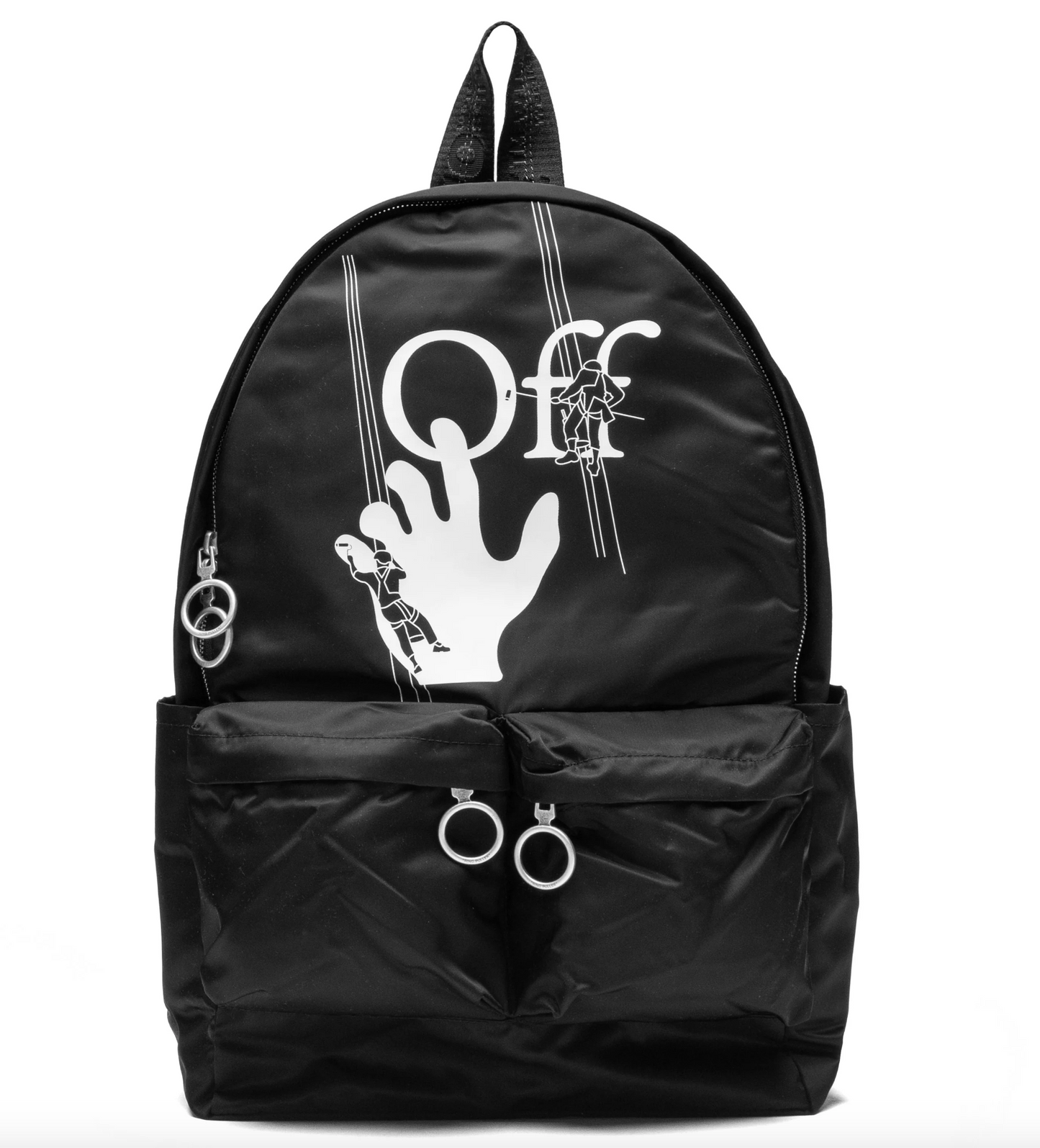 Iconic Black Designer Backpack - Italian Craftsmanship