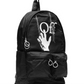 Iconic Black Designer Backpack - Italian Craftsmanship