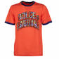 Sicilian Print Orange Cotton Tee