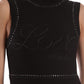 Chic Beaded Sleeveless Cotton Dress