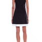 Sleeveless Cotton Blend Dress with Front Pockets