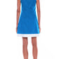 Sleeveless Zip-Back Cotton Blend Dress