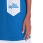 Sleeveless Zip-Back Cotton Blend Dress
