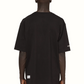 Sleek Black Cotton Tee with Upscale Comfort