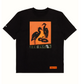 Sleek Black Cotton Tee with Upscale Comfort