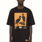Sleek Black Cotton Tee with Upscale Comfort