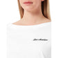 Chic Embroidered Heart Cotton Tee