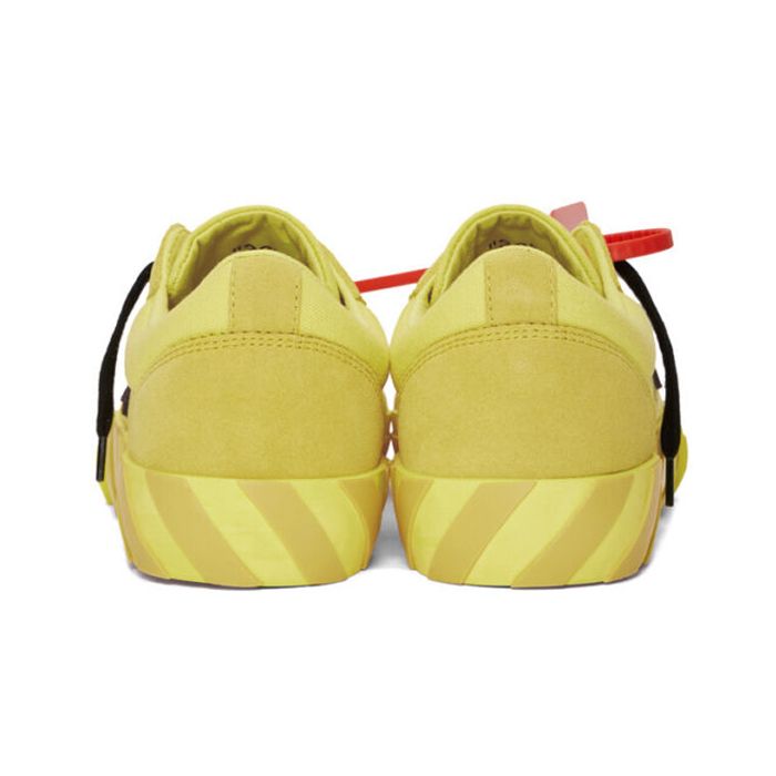 Chic Linen Blend Yellow Sneakers