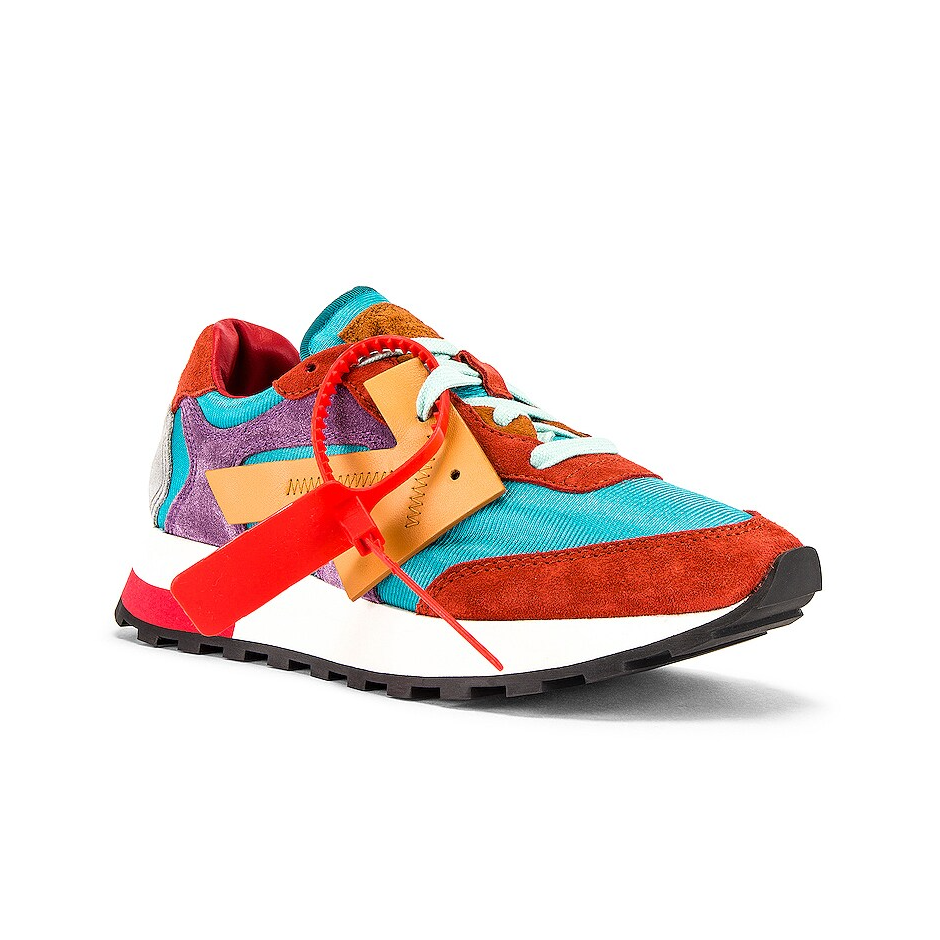 Elevate Your Step with Multicolor Calfskin Sneakers