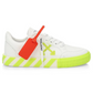 Fluo Yellow Suede Logo Canvas Sneakers