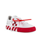 Canvas Sneakers with Suede Logo and Striped Sole