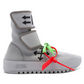 Sleek Moto Wrap Sneakers in Stretch Fabric