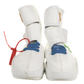 Moto Wrap Eco-Leather Sneakers with Logo Prints