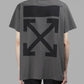 Iconic Printed Cotton Tee in Gray
