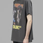 Iconic Printed Cotton Tee in Gray
