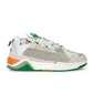 Sleek Grey Suede Sneakers with Vibrant Accents