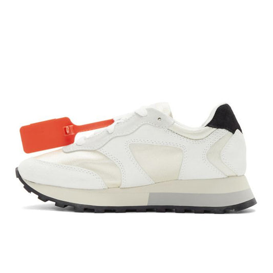 Elevated Elegance White Calfskin Sneakers