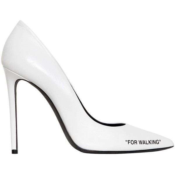 Elegant Calfskin Stiletto Heels with Front Print